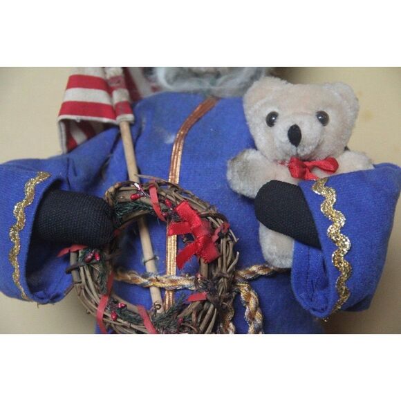 Kathleen bush 1991 signed vintage as is handmade drummer holiday Christmas decor - Picture 6 of 12